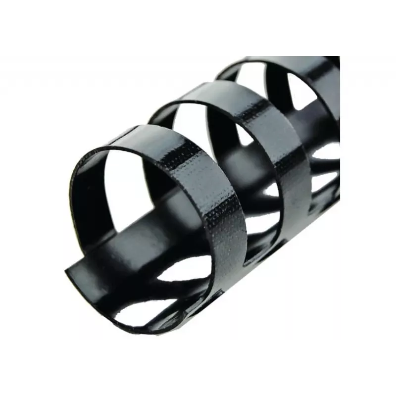 GBC CombBind iesiešanas ķemmes 19mm A4 21R, melnas, 180 loksnes, polivinilhlorīds (PVC), A4, 1,9 cm, 990 g