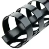 GBC CombBind iesiešanas ķemmes 19mm A4 21R, melnas, 180 loksnes, polivinilhlorīds (PVC), A4, 1,9 cm, 990 g