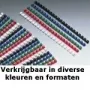 GBC CombBind iesiešanas ķemmes 16mm A4 21R, sarkana, 145 loksnes, polivinilhlorīds (PVC), A4, 100 gab.