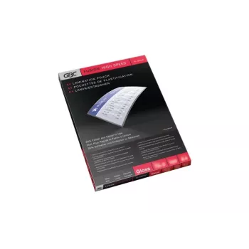 GBC Laminēšanas plēves A4 High Speed 100 mikroni, Glancētas, Caurspīdīgas, A4, 0,2 mm, 216 mm, 303 mm