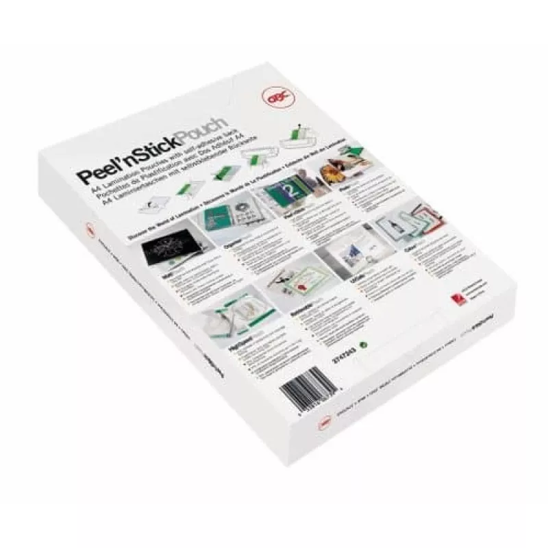 GBC Laminēšanas plēve A3 Līmējoša 75 Mikroni, Glancēta, Caurspīdīga, A3, 0,075 mm, 303 mm, 426 mm