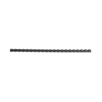 GBC CombBind iesiešanas muguriņas 12 mm A4 21R, melnas, 95 lapas, polivinilhlorīds (PVC), A4, 1,2 cm, 550 g