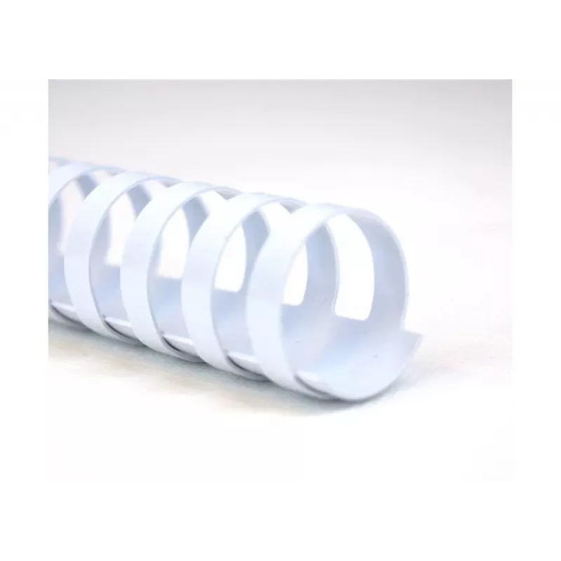 GBC CombBind iesiešanas ķemmes 6mm A4 21R, balta, 25 loksnēm, polivinilhlorīds (PVC), A4, 6 mm, 78 mm