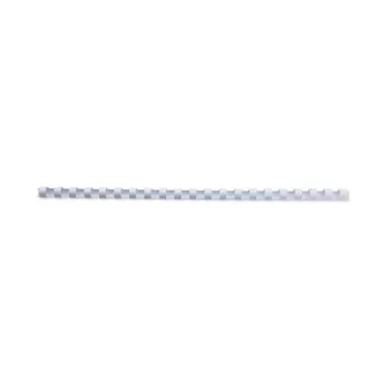 GBC CombBind Iesiešanas ķemmes 8mm A4 21R, Balta, 45 lapas, Polivinilhlorīds (PVC), A4, 8 mm, 180 g