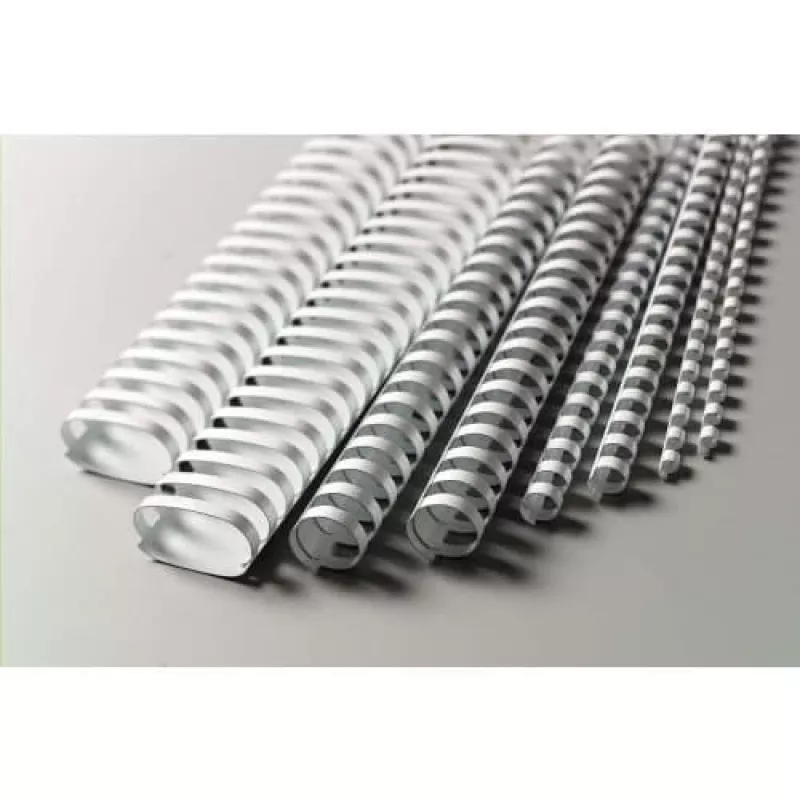 GBC CombBind Binding Combs 12mm A4 21R, Balta, 95 lapas, polivinilhlorīds (PVC), A4, 1.2 cm, 530 g