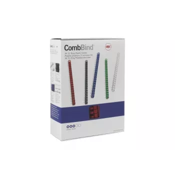 GBC CombBind iesiešanas ķemmes 51 mm A4 21R, balta, 500 loksnes, polivinilhlorīds (PVC), A4, 5,1 cm, 1,23 kg
