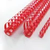 GBC CombBind Binding Combs 6mm A4 21R, sarkans, 25 loksnes, 100 gab.