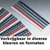 GBC CombBind Binding Combs 10mm A4 21R, sarkans, 65 loksnes, polivinilhlorīds (PVC), A4, 100 gab.