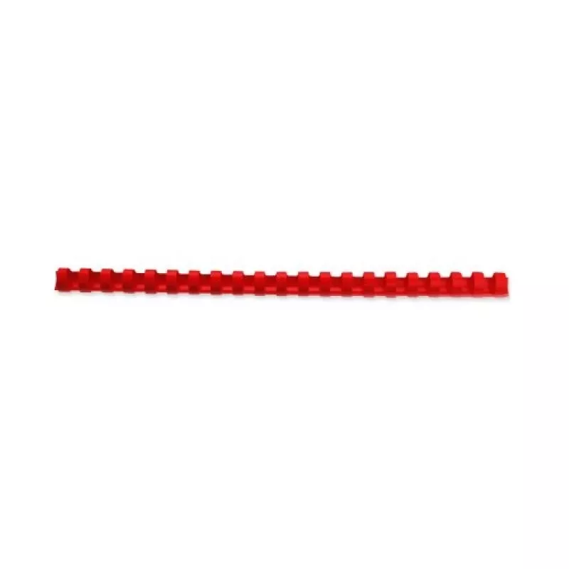 GBC CombBind Binding Combs 10mm A4 21R, sarkans, 65 loksnes, polivinilhlorīds (PVC), A4, 100 gab.