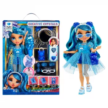 Rainbow High Creative Crystals Fashion Doll- Skyler, modes lelle, sieviešu dzimums, 8 gadi, 280 mm, daudzkrāsains