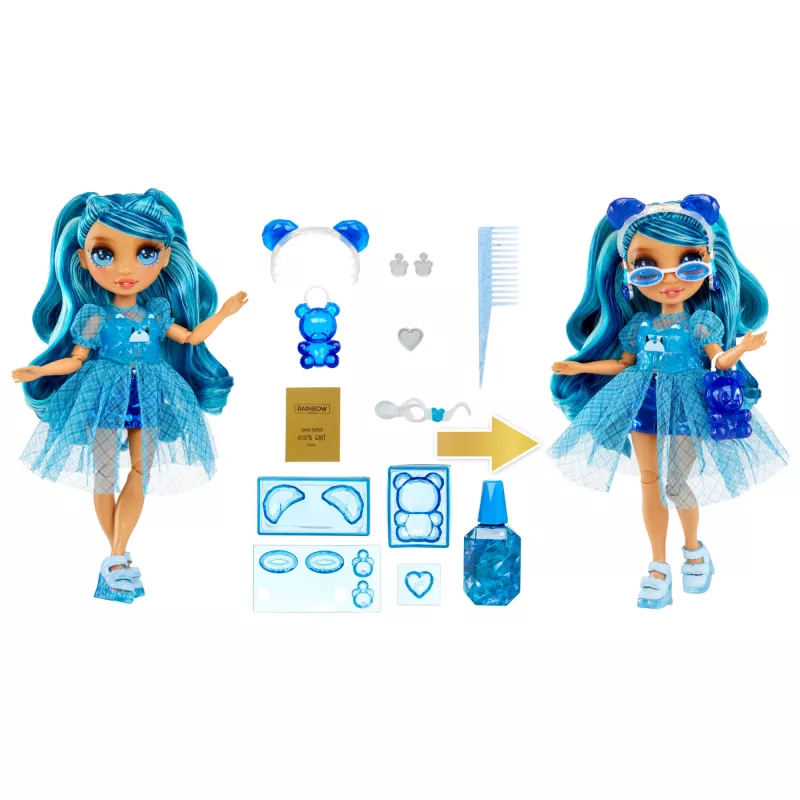 Rainbow High Creative Crystals Fashion Doll- Skyler, modes lelle, sieviešu dzimums, 8 gadi, 280 mm, daudzkrāsains