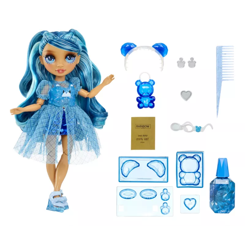 Rainbow High Creative Crystals Fashion Doll- Skyler, modes lelle, sieviešu dzimums, 8 gadi, 280 mm, daudzkrāsains