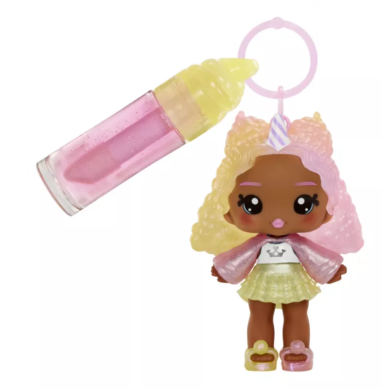 MGA Entertainment Yummiland Lūpu spīduma lelle 2. sērija – Cukura vate (Nia Candy Fluff)