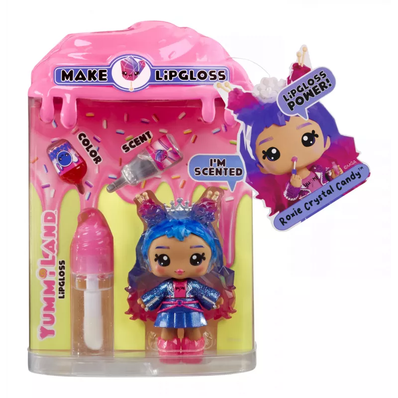 MGA Entertainment Yummiland Lūpu spīduma lelle 2. sērija - Rock Candy (Roxie Crystal Candy)