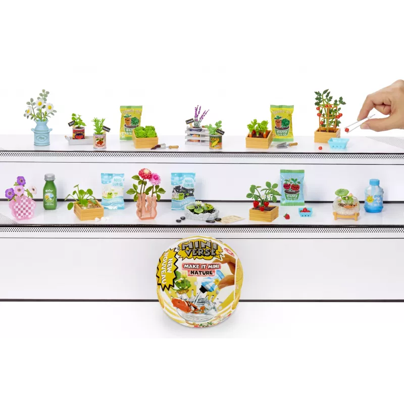 Miniverse MGA's - Make It Mini Nature Series 2 in PDQ, 8 gadi, Daudzkrāsaina, Plastmasa