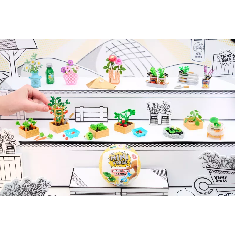 Miniverse MGA's - Make It Mini Nature Series 2 in PDQ, 8 gadi, Daudzkrāsaina, Plastmasa