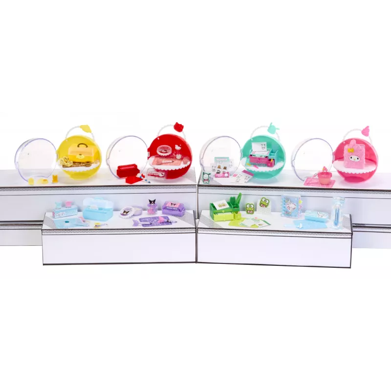 Miniverse Make It Mini Hello Kitty and Friends Series 3, 8 gadi, Hello Kitty, Daudzkrāsains, Plastmasa, Sveķi