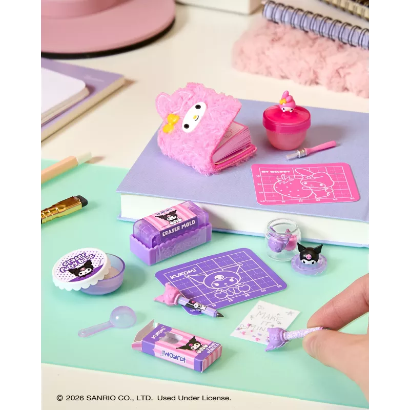 Miniverse Make It Mini Hello Kitty and Friends Series 3, 8 gadi, Hello Kitty, Daudzkrāsains, Plastmasa, Sveķi