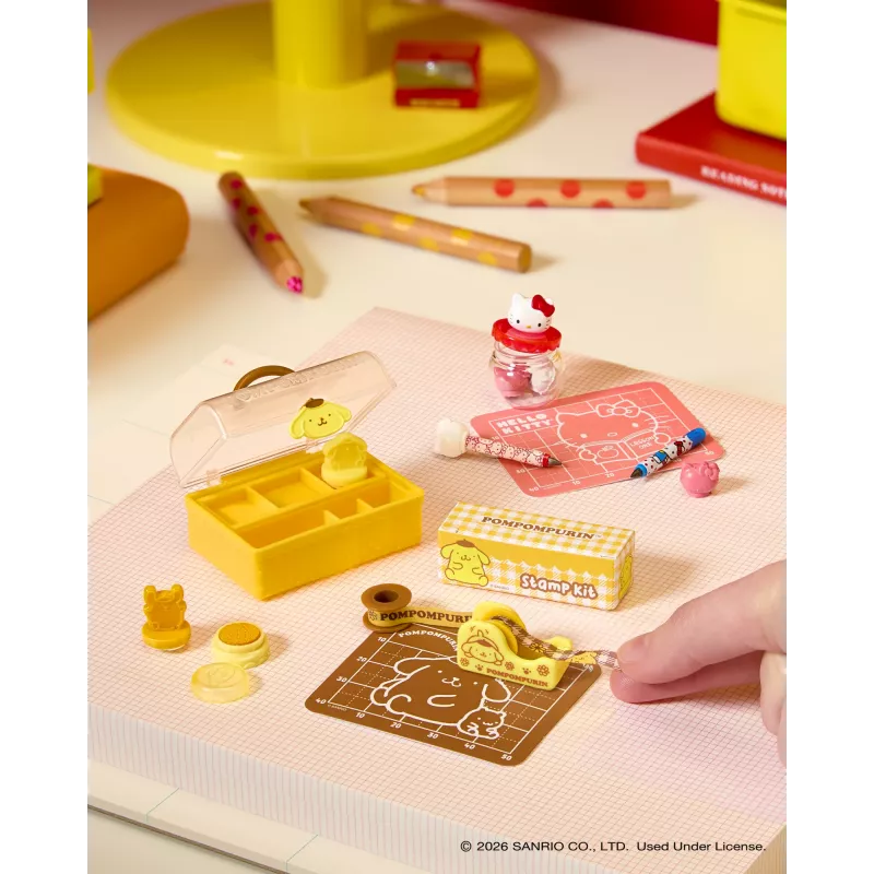 Miniverse Make It Mini Hello Kitty and Friends Series 3, 8 gadi, Hello Kitty, Daudzkrāsains, Plastmasa, Sveķi