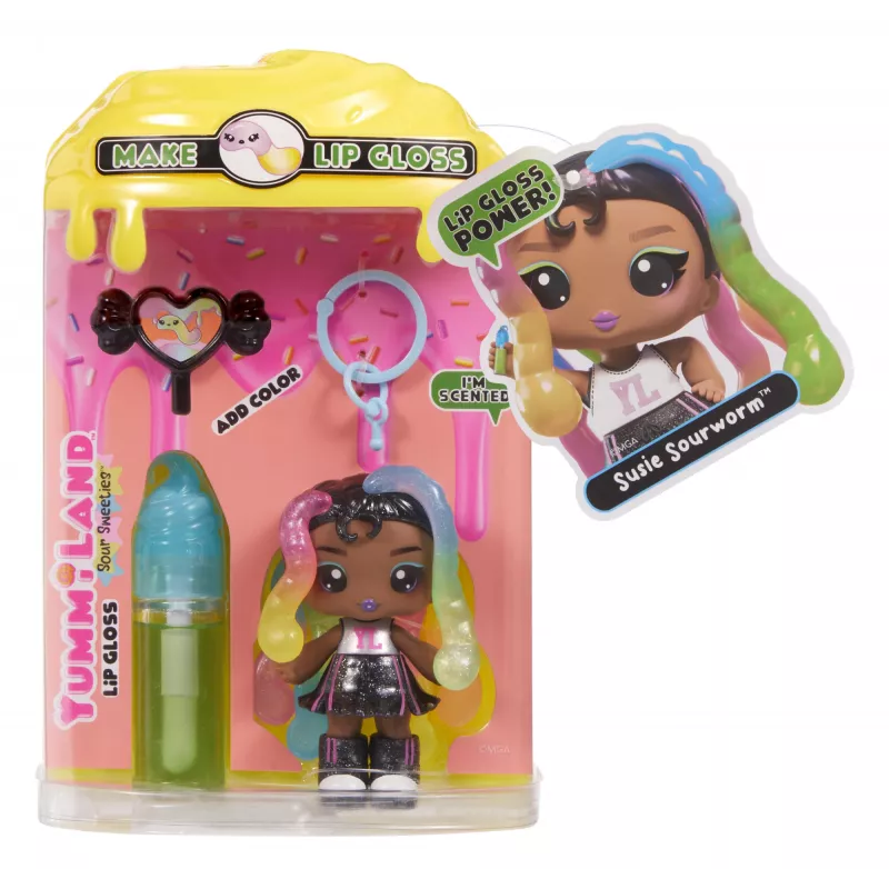 MGA Entertainment Yummiland lūpu spīduma lelle Sour Sweeties - Sasha Sourworms