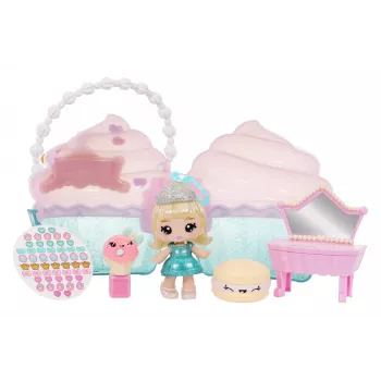 MGA Entertainment Yummiland Beauty Bag Playset + Lip Gloss lelle - Cupcake Beauty Bag
