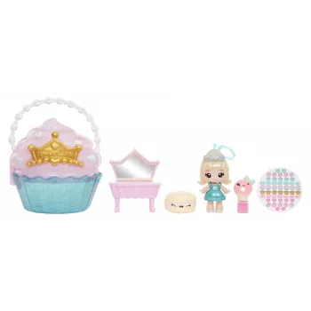 MGA Entertainment Yummiland Beauty Bag Playset + Lip Gloss lelle - Cupcake Beauty Bag