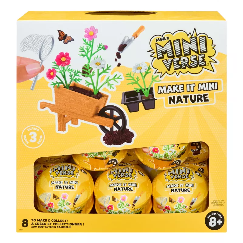 Miniverse Make It Mini Nature - 3. sērija, 8 gadi, Daudzkrāsains, Plastmasa