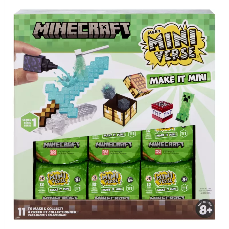 Miniverse Make It Mini Minecraft, 99 g., 1000 cm³, 22000 cm³