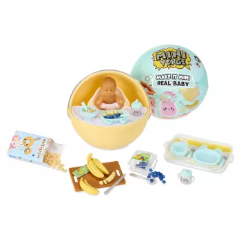 Miniverse Make It Mini Real Baby, 8 gadi, Daudzkrāsains, Plastmasa