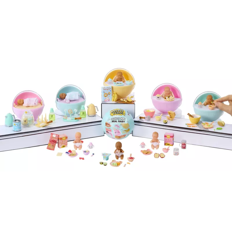 Miniverse Make It Mini Real Baby, 8 gadi, Daudzkrāsains, Plastmasa