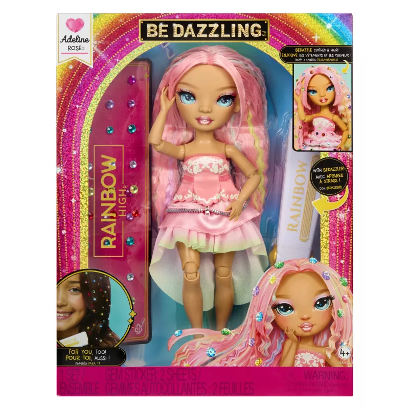 Rainbow High Be Dazzling modes lelles - Adeline Rose (Rozā)