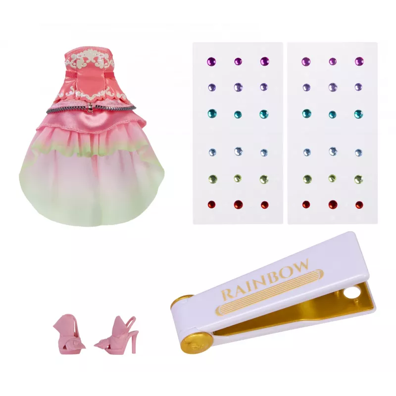 Rainbow High Be Dazzling modes lelles - Adeline Rose (Rozā)