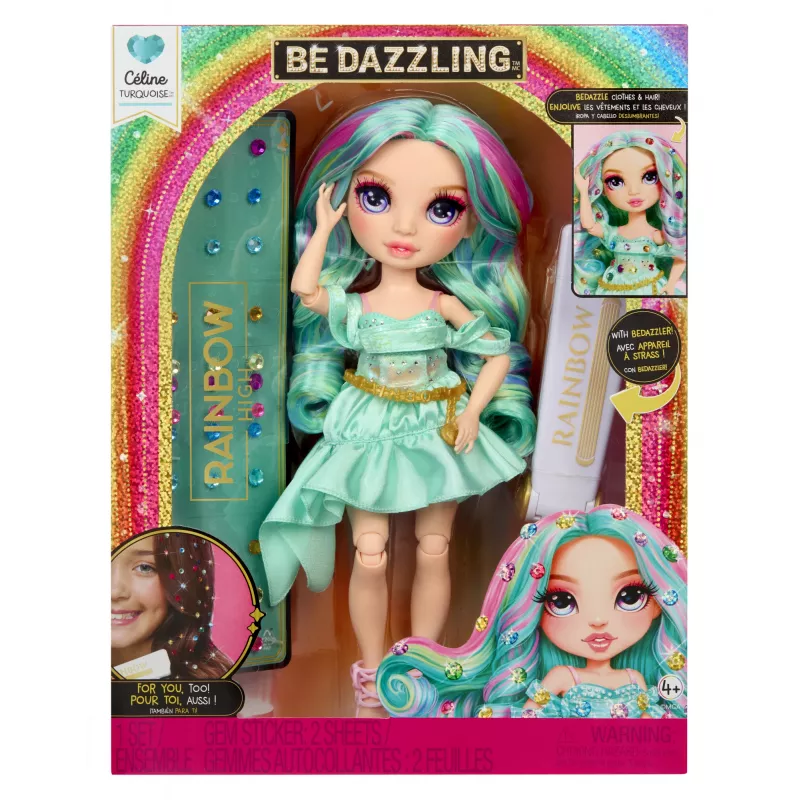 Rainbow High Be Dazzling Modes lelles - Celine Turquoise (Teal)