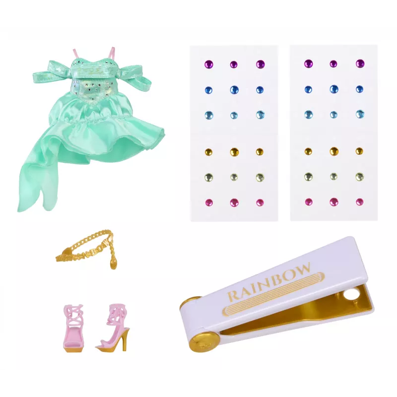 Rainbow High Be Dazzling Modes lelles - Celine Turquoise (Teal)