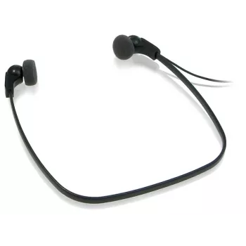 Philips LFH0334 Galvas austiņas Vadu Zem zoda Mūzika Melna