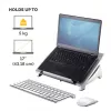 Fellowes Office Suites portatīvā datora pacēlājs, melns, 43,2 cm (17 collas), 5 kg, 140–190 mm, 382 mm, 290 mm