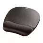 Fellowes peles paklājiņš ar plaukstas balstu, atmiņas putu peles paliktnis, ergonomisks peles paklājiņš, melns