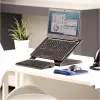 Fellowes Designer Suites klēpjdatora pacēlājs, klēpjdatora statīvs, melns, plastmasa, 43,2 cm (17 collas), 11,3 kg, FIRA International, EN ISO 9241-5