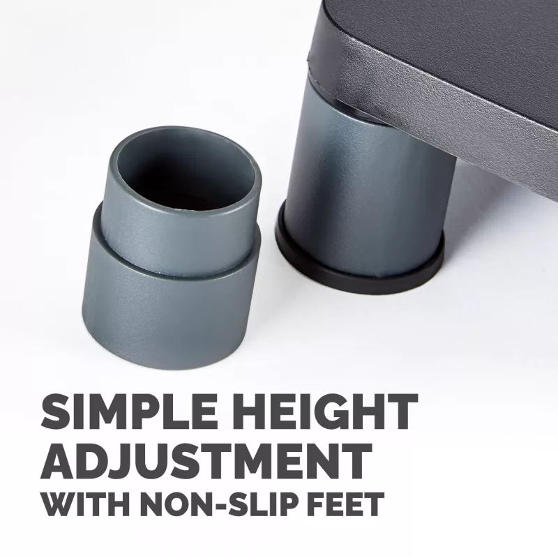 Fellowes Premium Monitor Riser Graphite, brīvi stāvošs, 36 kg, 53,3 cm (21 collas), augstuma regulēšana, grafīta krāsā