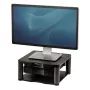 Fellowes Computer Monitor Stand with 3 Height Adjustments - Premium Monitor Riser Plus with kabelis Management - Ergonomic Adjustable Monitor Stand for Computers - Max Weight 36KG/Max Size 21 inch - Graphite