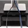 Fellowes Computer Monitor Stand with 3 Height Adjustments - Premium Monitor Riser Plus with kabelis Management - Ergonomic Adjustable Monitor Stand for Computers - Max Weight 36KG/Max Size 21 inch - Graphite