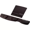Fellowes pele Mat Wrist Support - Health-V peļu paliktnis ar antibakteriālu aizsardzību - ergonomisks peļu paliktnis datoram, klēpjdatoram, mājas biroja lietošanai - melns