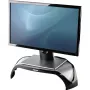 Fellowes datora monitora statīvs ar 3 augstuma regulējumiem - Smart Suites monitora pacēlājs - ergonomisks regulējams monitora statīvs datoriem - maksimālais svars 10 kg/maks. izmērs 21 colla - melns
