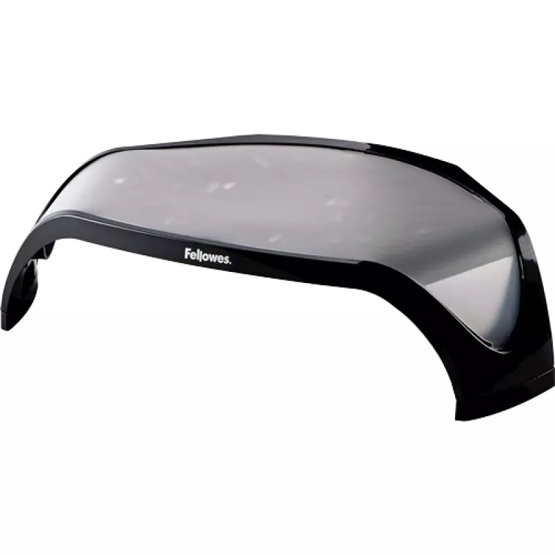 Fellowes datora monitora statīvs ar 3 augstuma regulējumiem - Smart Suites monitora pacēlājs - ergonomisks regulējams monitora statīvs datoriem - maksimālais svars 10 kg/maks. izmērs 21 colla - melns