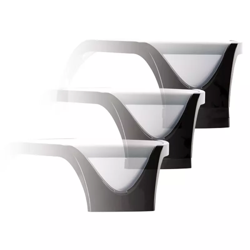 Fellowes datora monitora statīvs ar 3 augstuma regulējumiem - Smart Suites monitora pacēlājs - ergonomisks regulējams monitora statīvs datoriem - maksimālais svars 10 kg/maks. izmērs 21 colla - melns