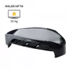 Fellowes datora monitoru statīvs ar 3 augstuma regulējumiem - Smart Suites Monitor Riser Plus ar glabāšanas nodalījumu - Ergonomisks regulējams monitoru statīvs datoriem - Maks. svars 10KG/Maks. izmērs 21 collas - Melns