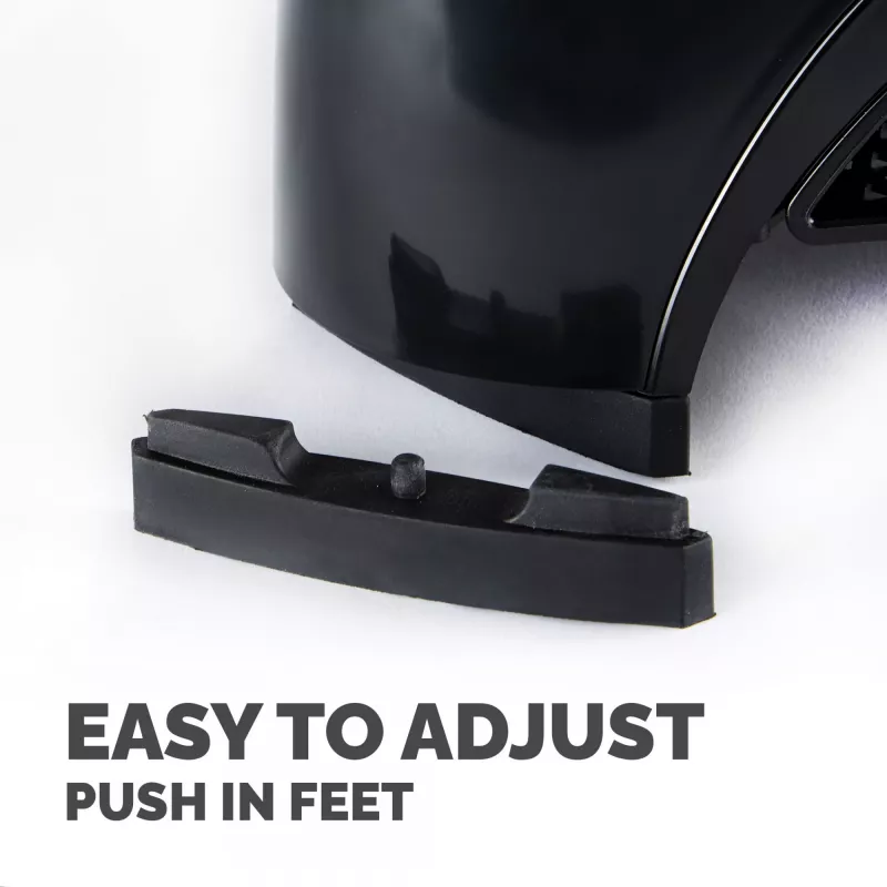 Fellowes datora monitoru statīvs ar 3 augstuma regulējumiem - Smart Suites Monitor Riser Plus ar glabāšanas nodalījumu - Ergonomisks regulējams monitoru statīvs datoriem - Maks. svars 10KG/Maks. izmērs 21 collas - Melns