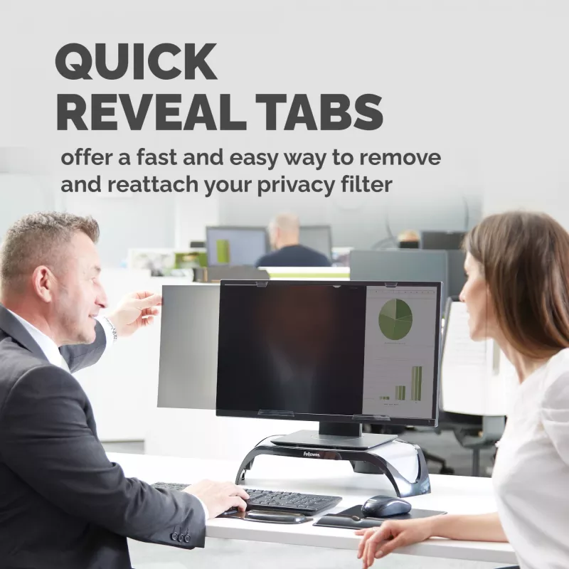 Fellowes PrivaScreen 61 cm (24 collas) Monitora bezrāmja displeja privātuma filtrs