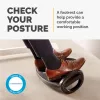 Fellowes Foot Rest Under Desk - Smart Suites Foot Support Ergonomic Foot Rest - Foot Rest Stool for Office & Home - Melns