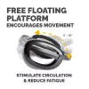Fellowes Foot Rest Under Desk - Smart Suites Foot Support Ergonomic Foot Rest - Foot Rest Stool for Office & Home - Melns